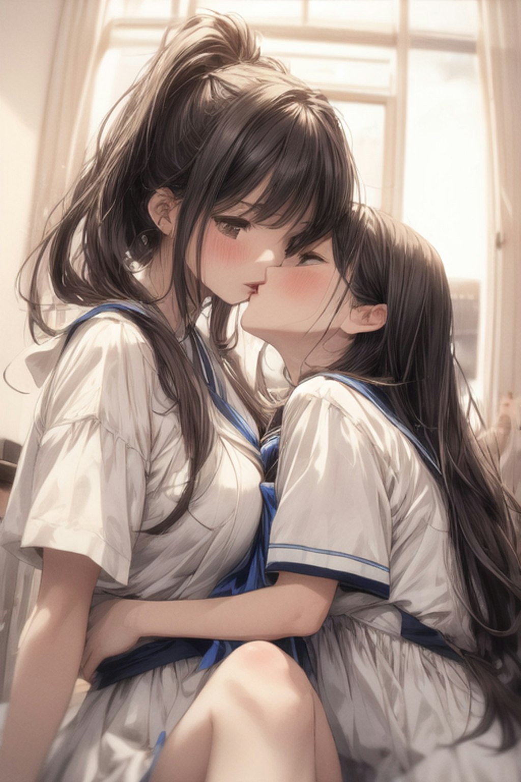 裸よりエロいキスシーン