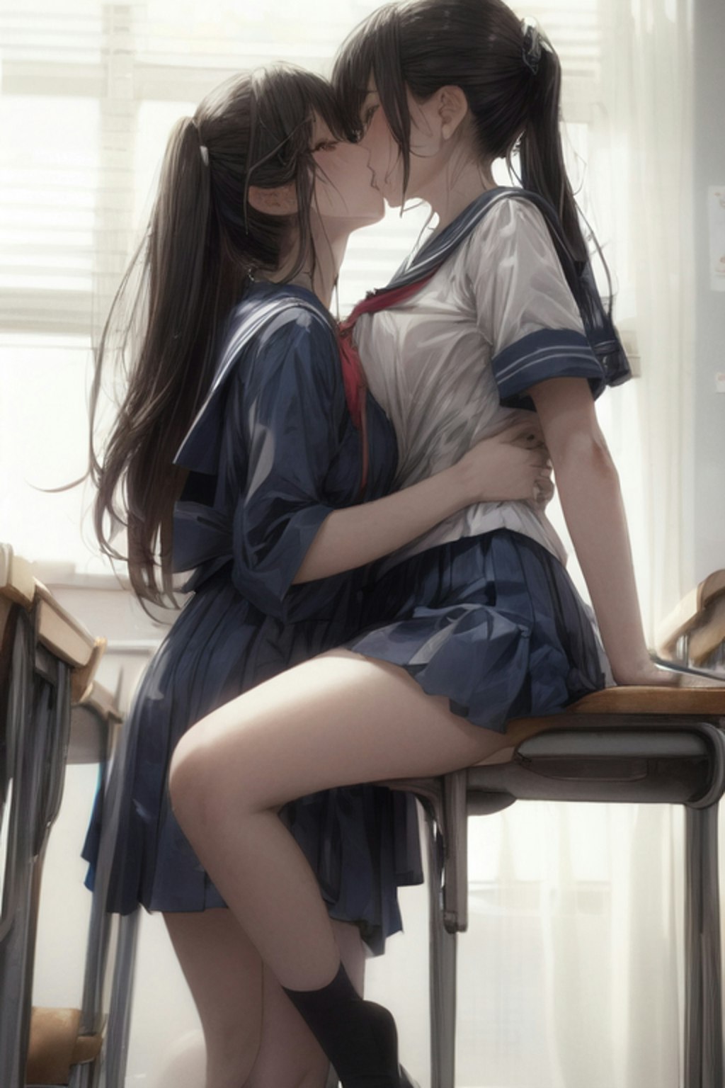 裸よりエロいキスシーン