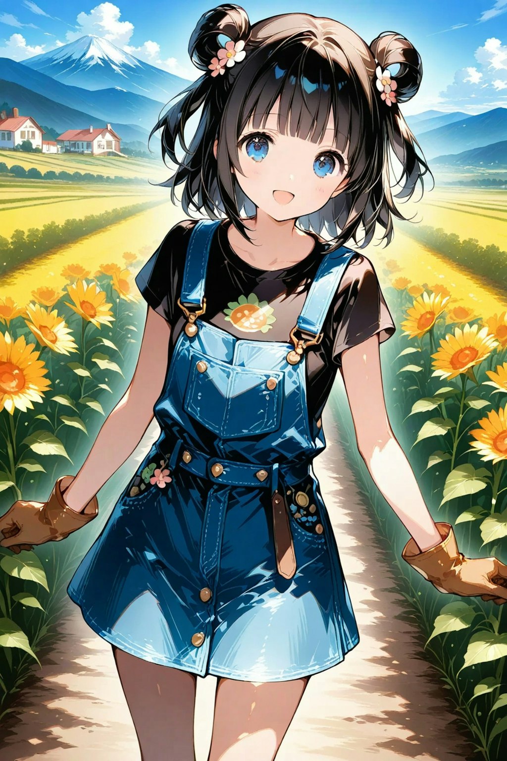 お花畑のおだんごちゃん🍡✨