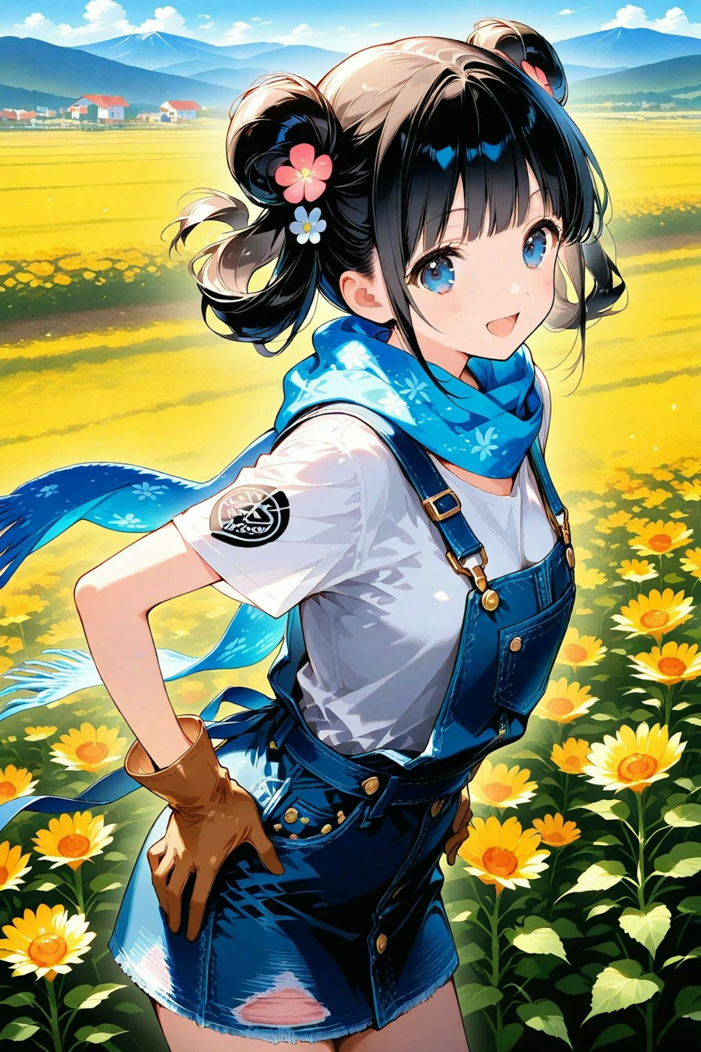 お花畑のおだんごちゃん🍡✨
