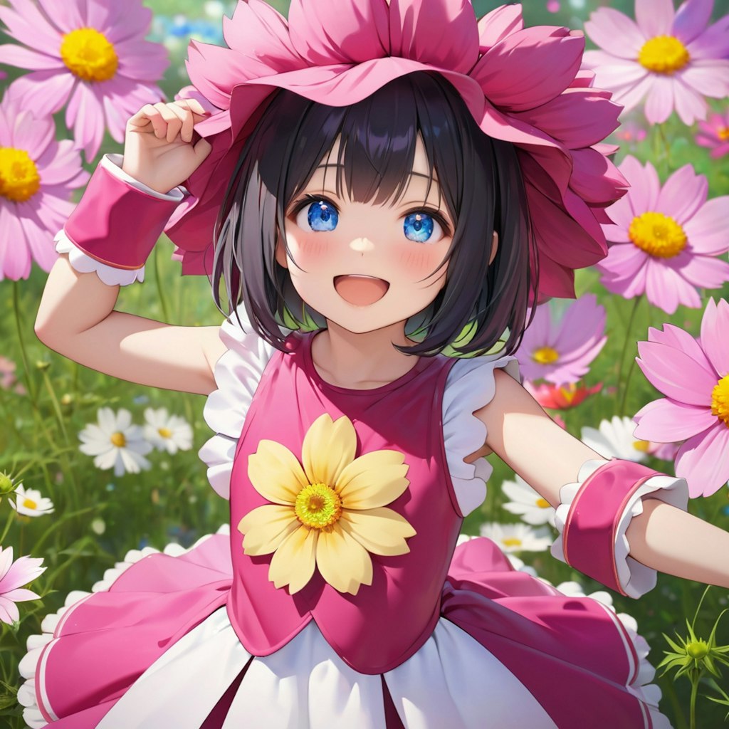 今日の誕生花はコスモス