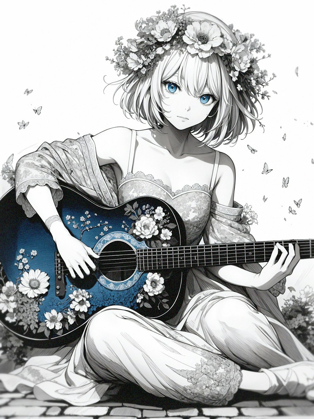 flower guiter