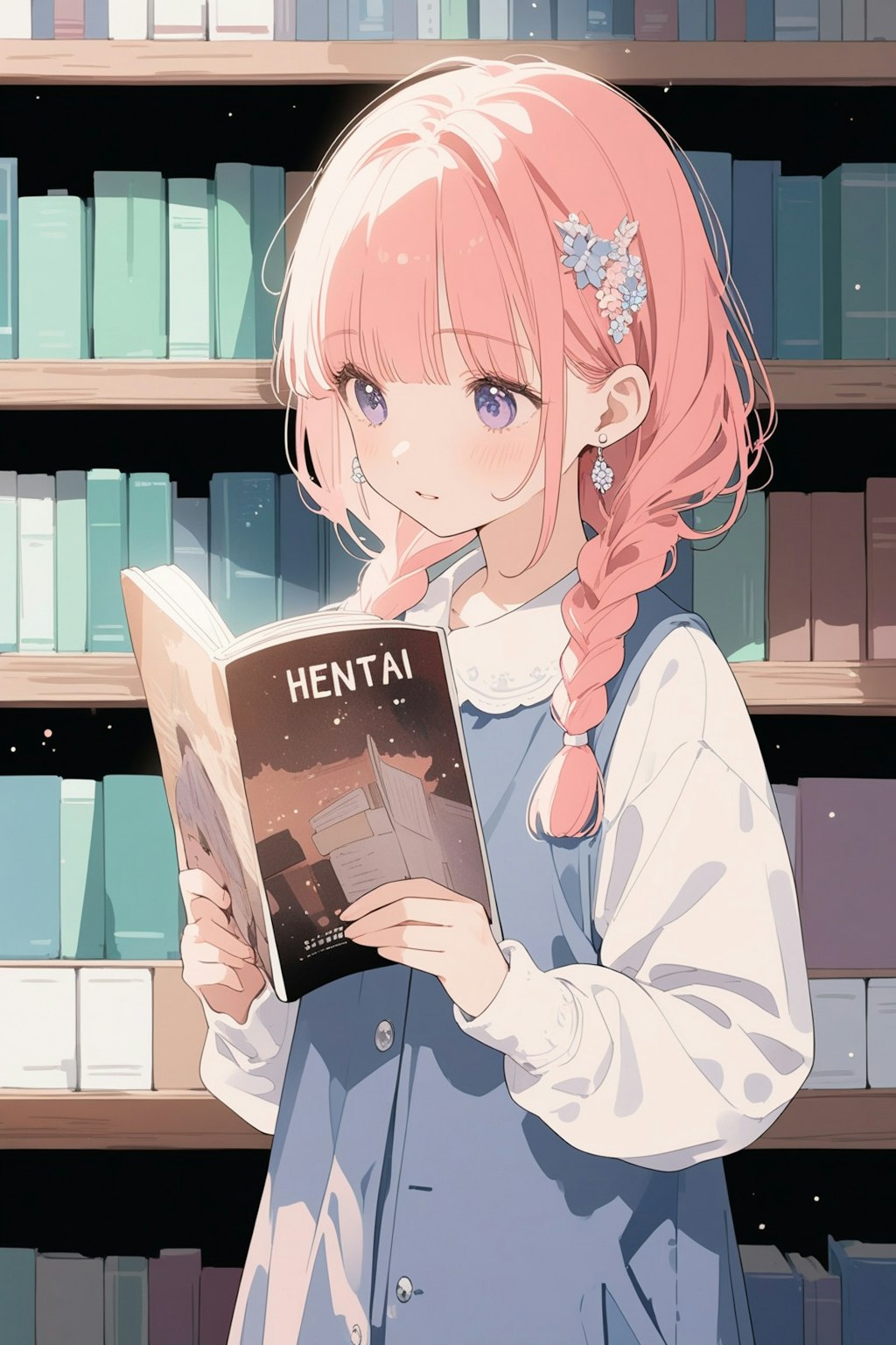 Hentai Manga で予習する姉