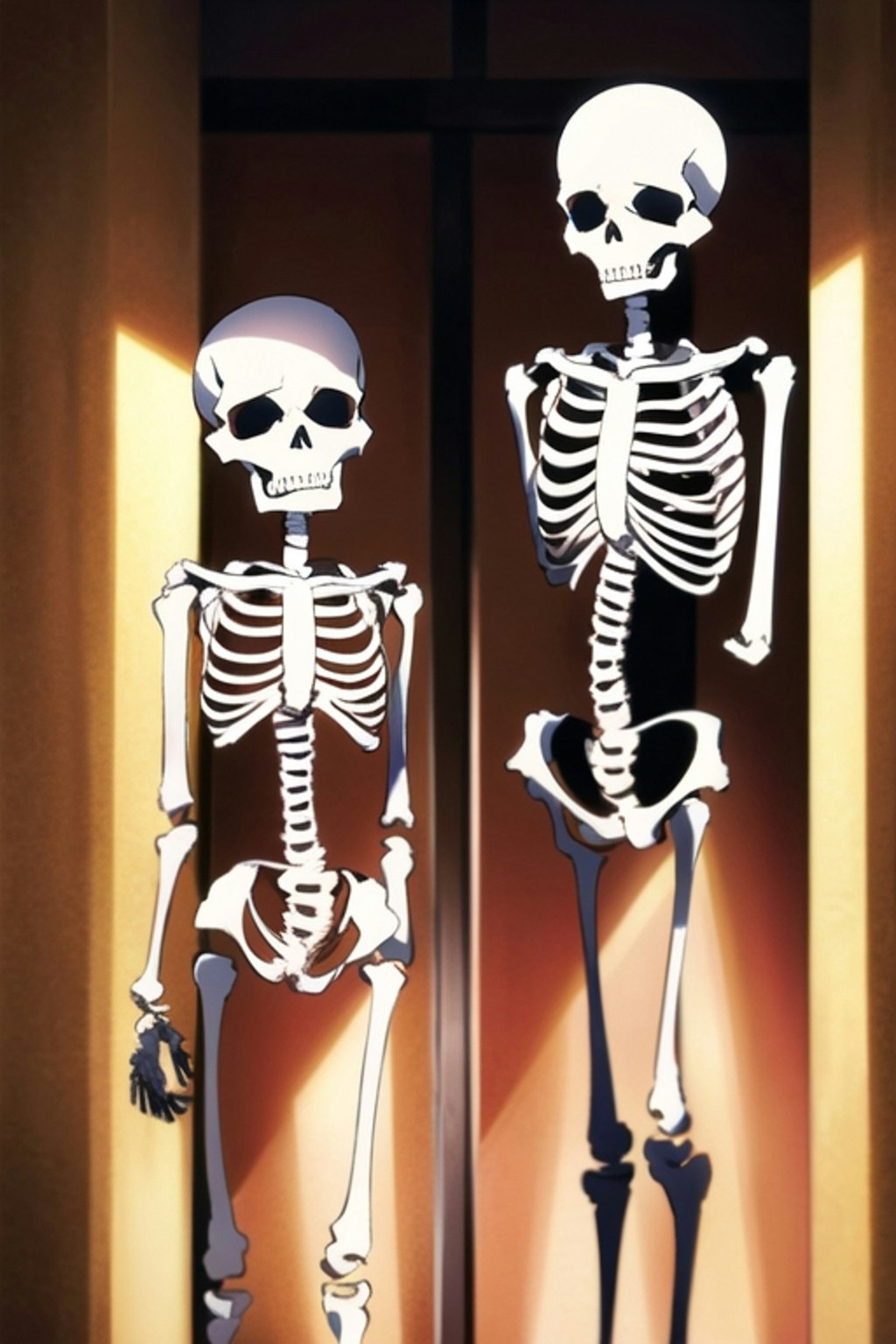 骨と着衣と脱衣 比較 EX