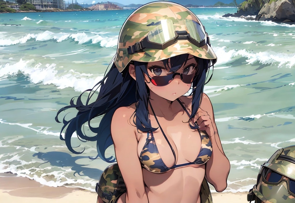 夏季砂浜用軍服