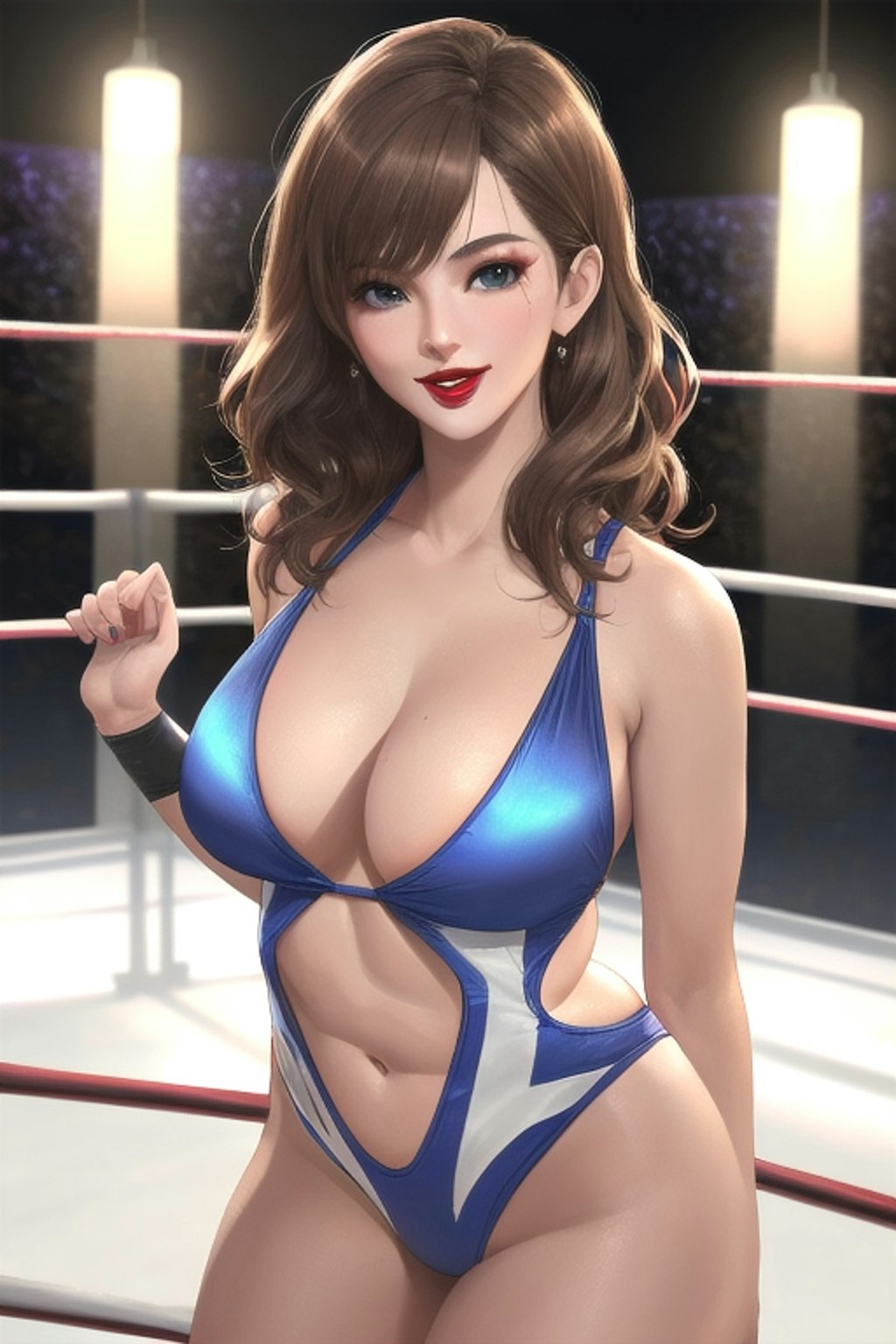 爆乳女子プロレスラー