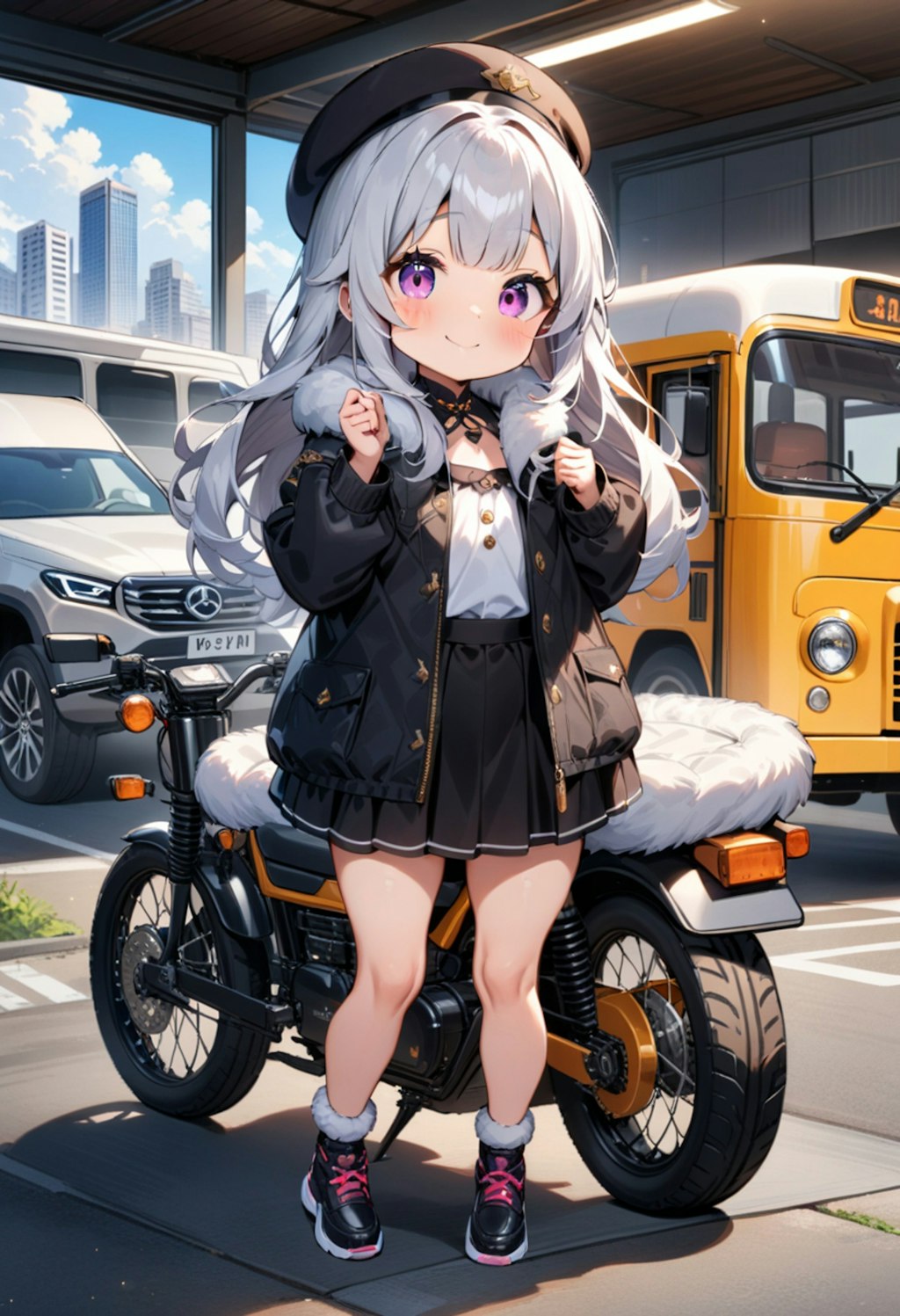 車両好きの女幹部