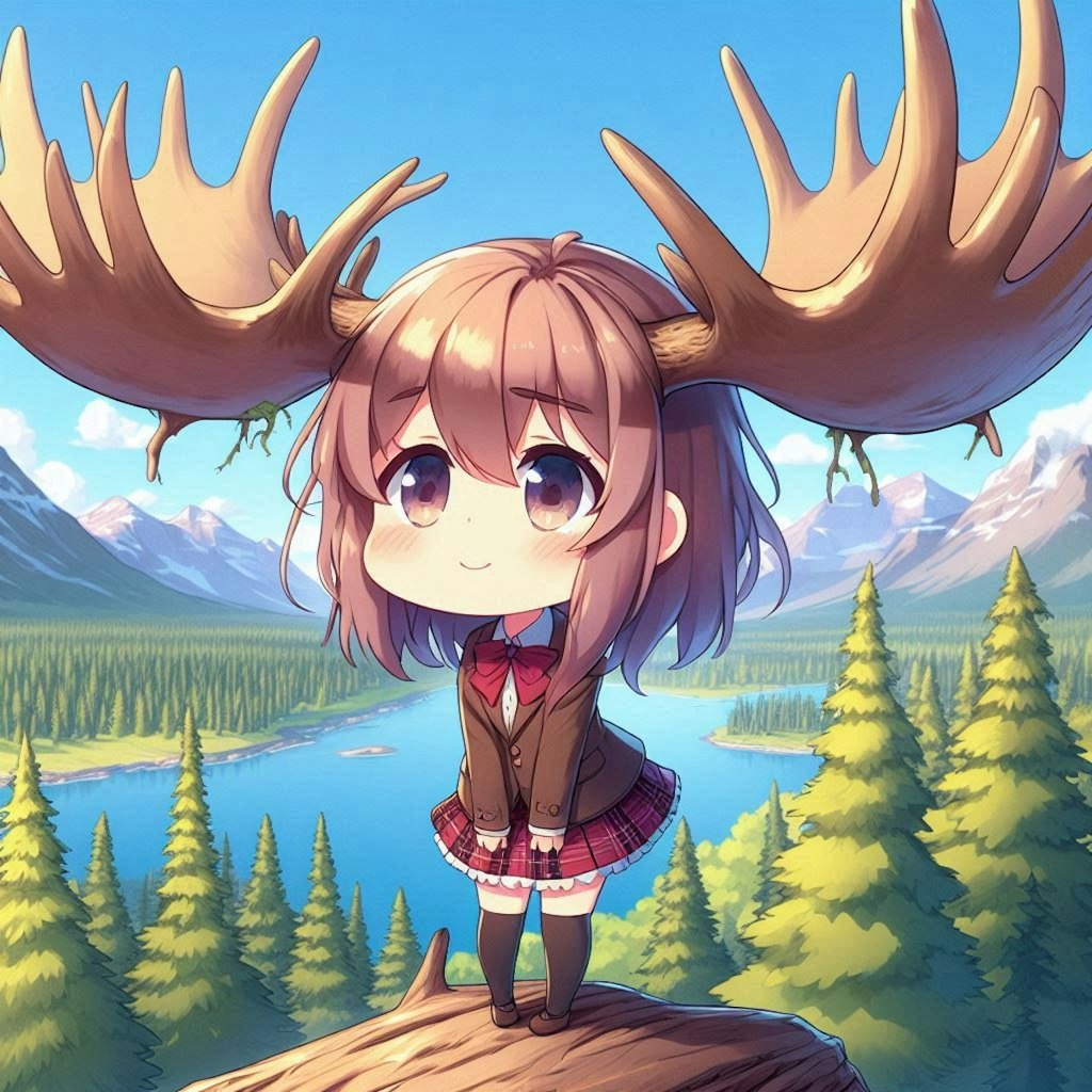 ヘラジカちゃん
