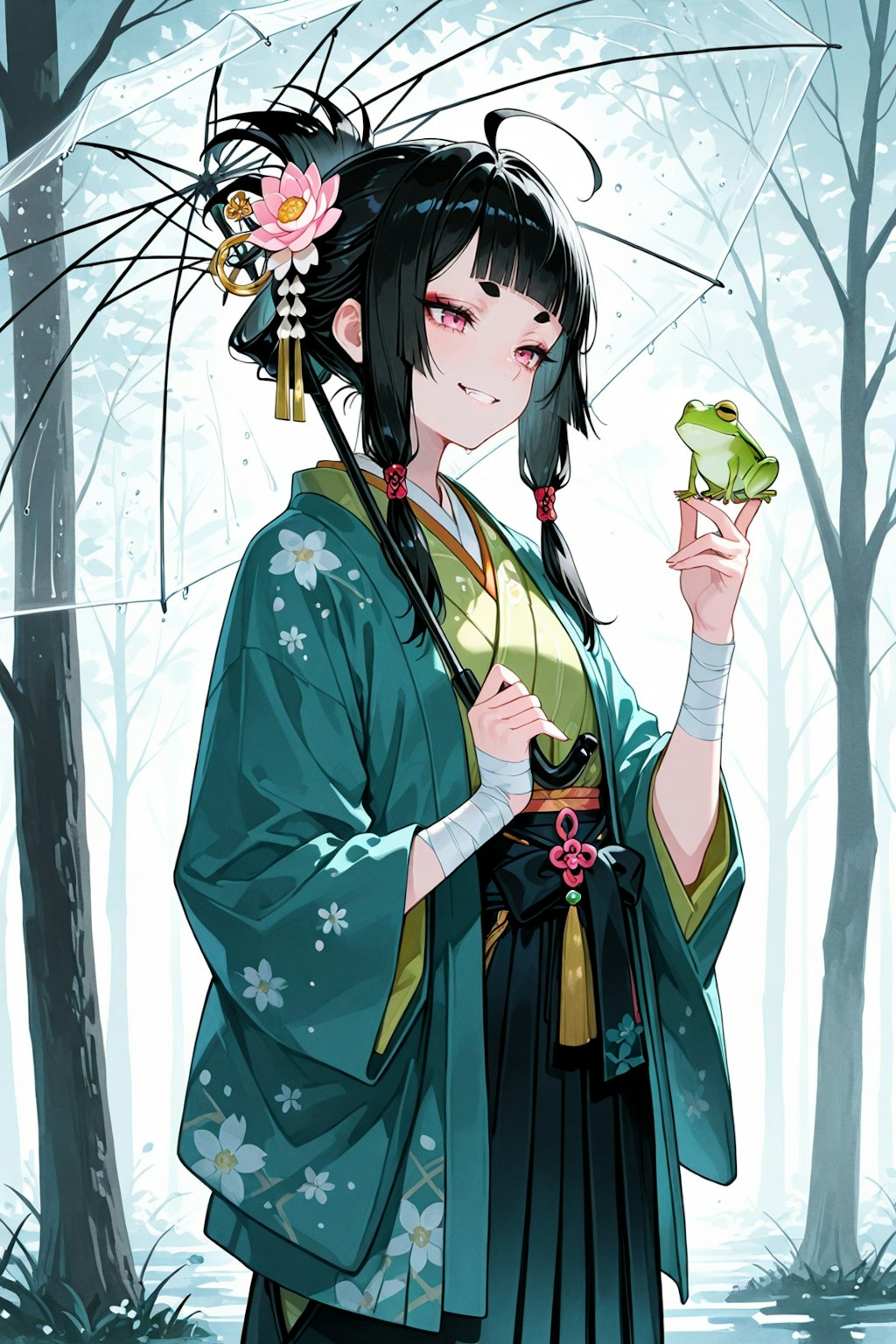 緑のお客様