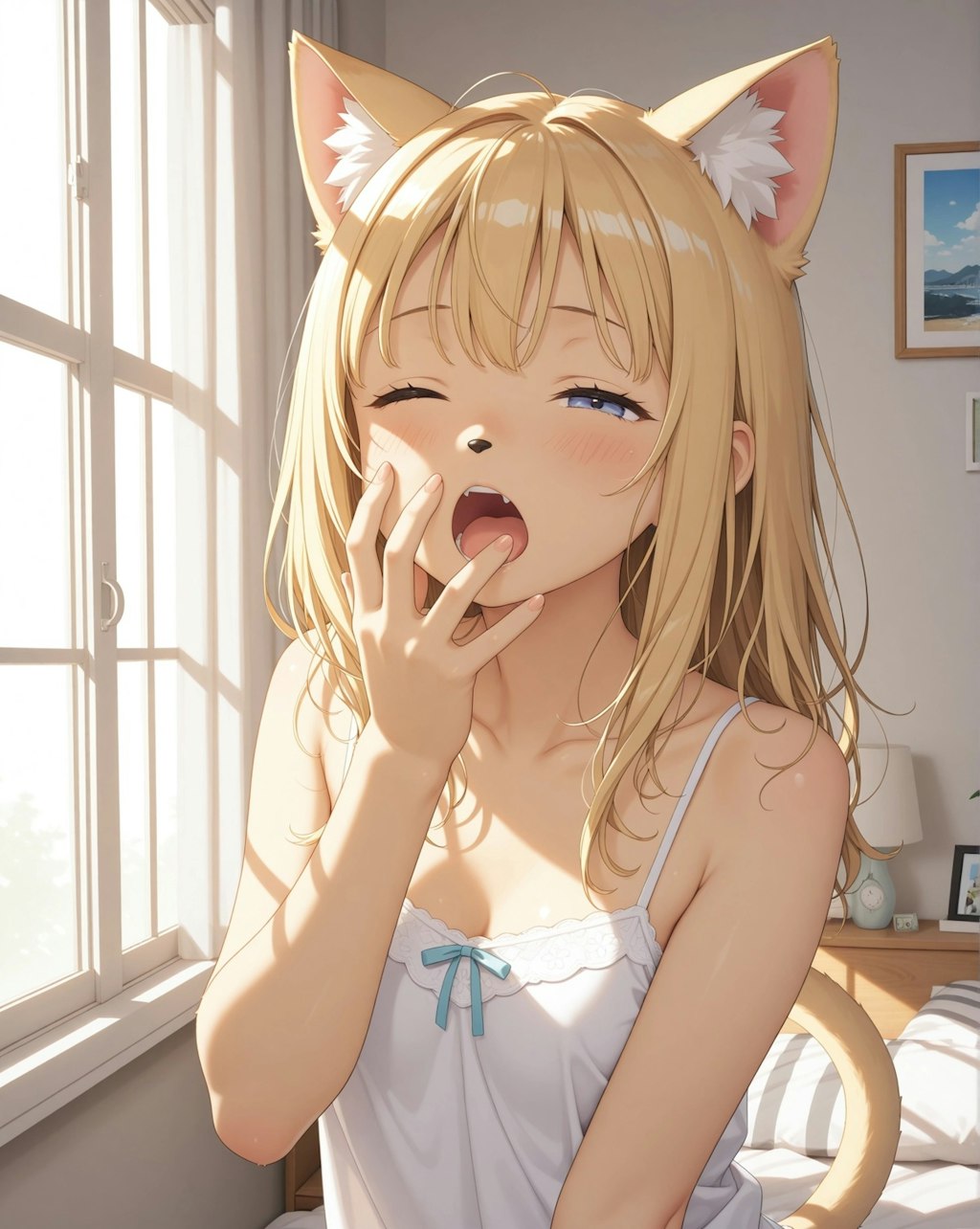 寝起き