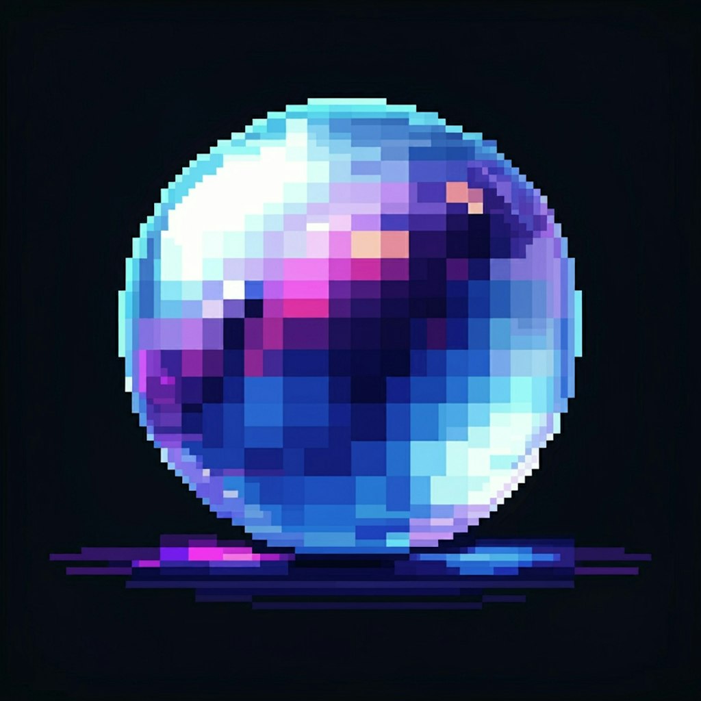 水晶玉のドット絵