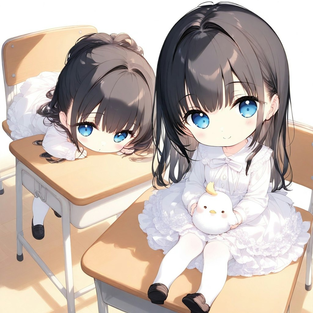 教室のちび姫