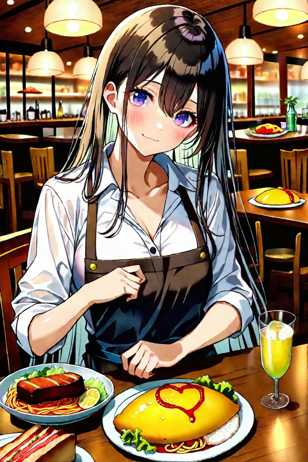 アルバイト　waitress