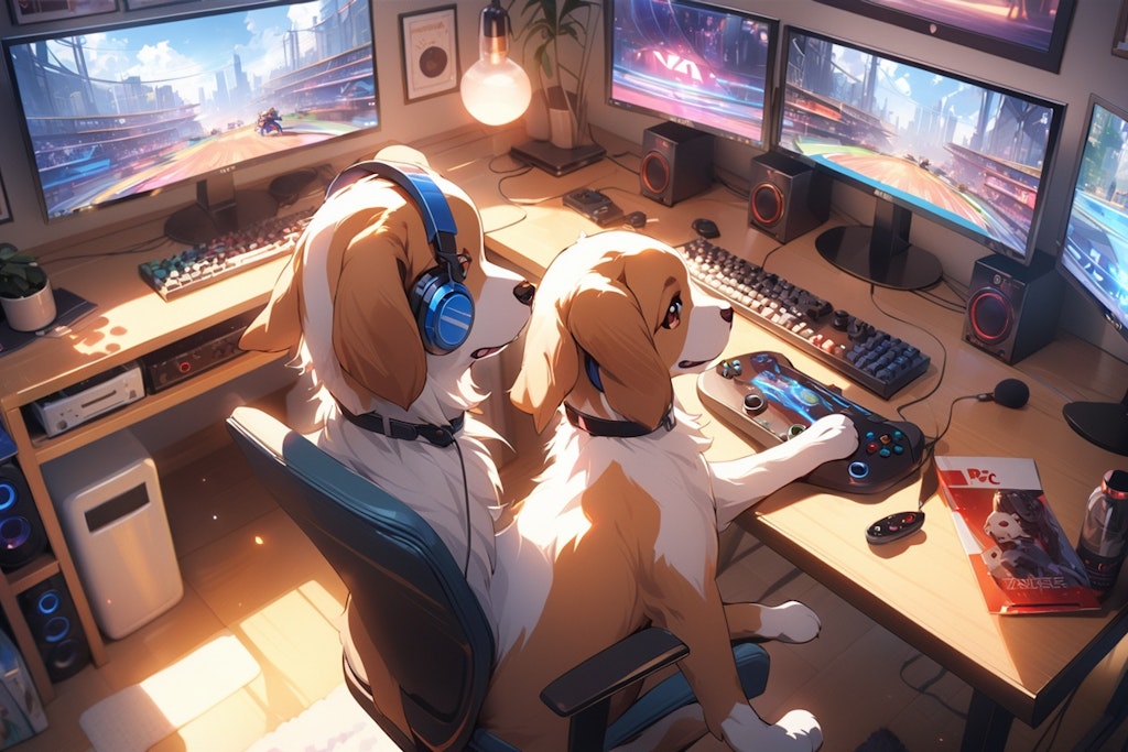 ゲーム犬