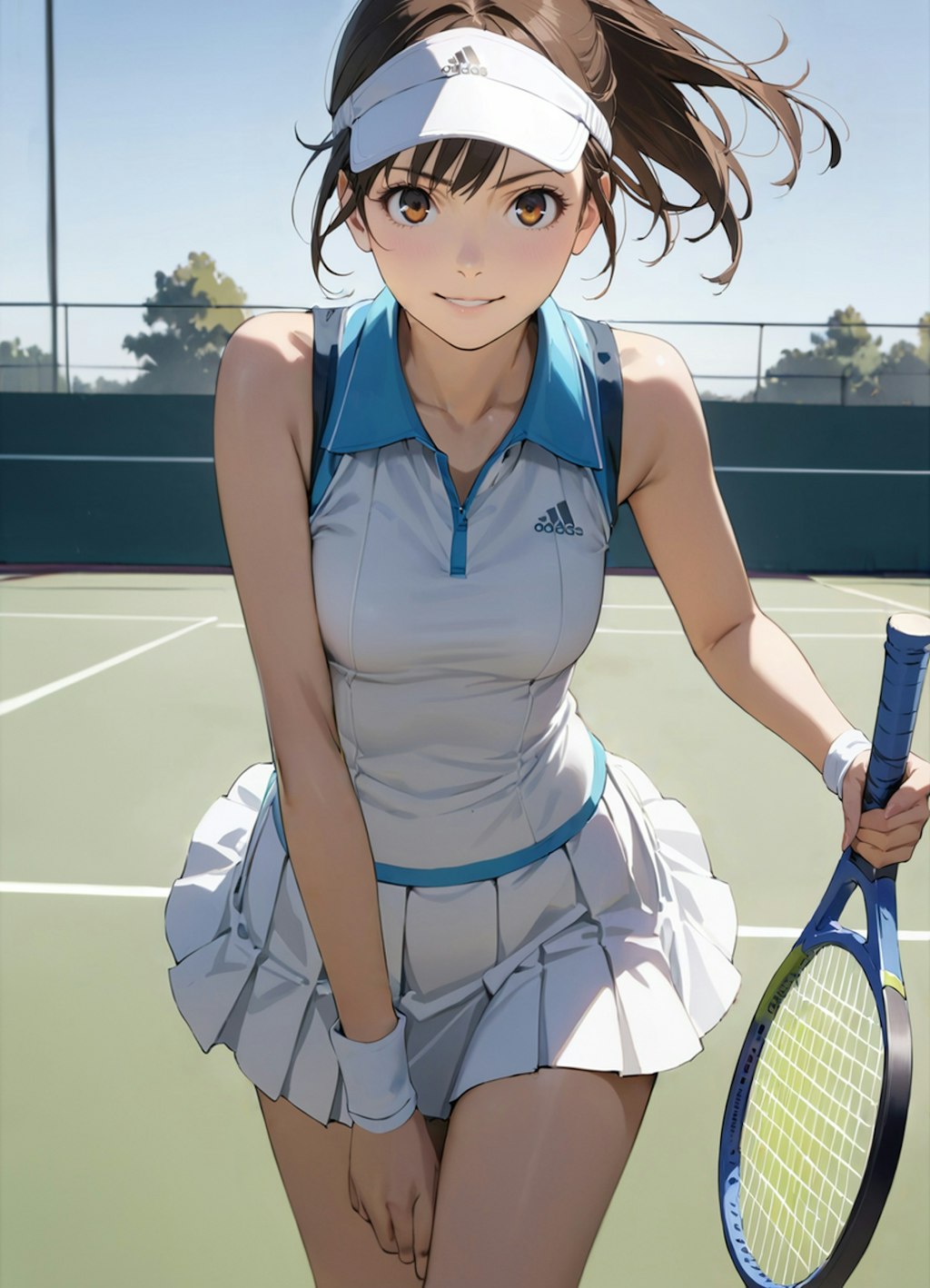 テニス部へようこそ🎾　ちょっと振ってみる？