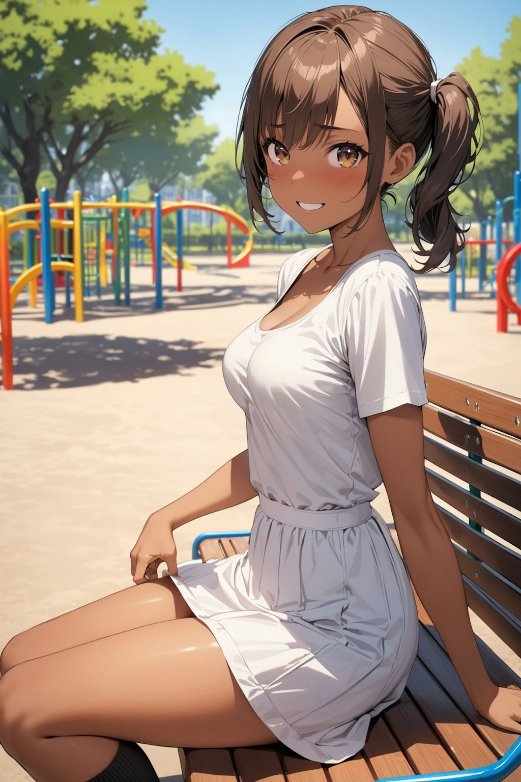 公園の女の子 XA17