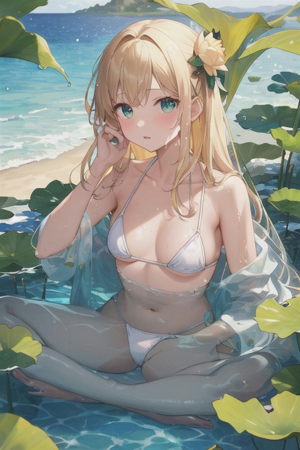 水着の女の子