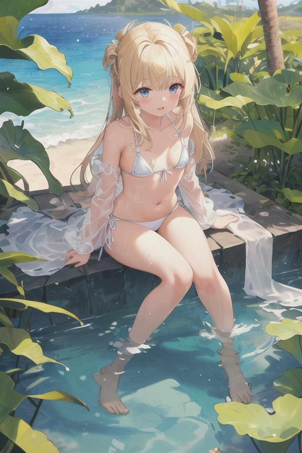 水着の女の子