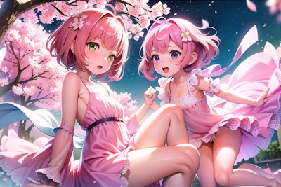 桜の精の姉妹