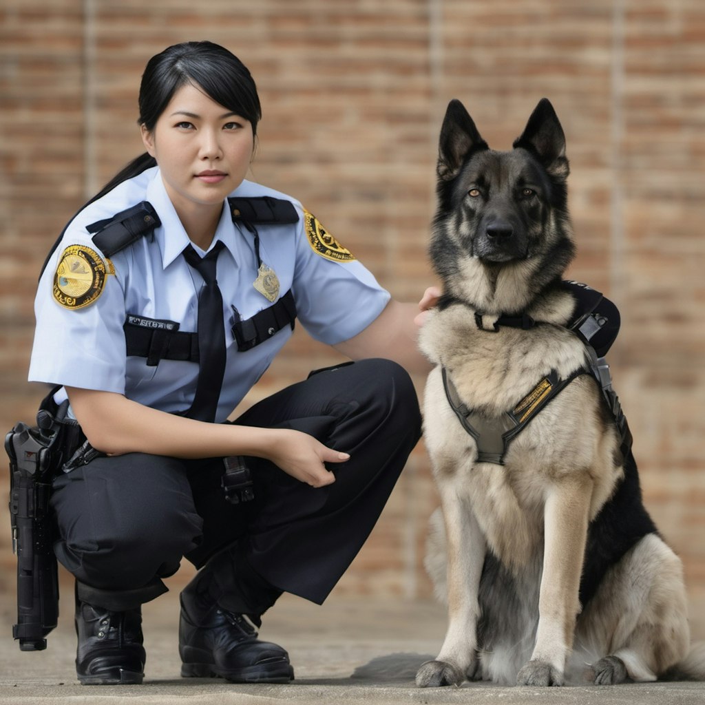 相棒は麻薬探知犬　My buddy is a drug detection dog