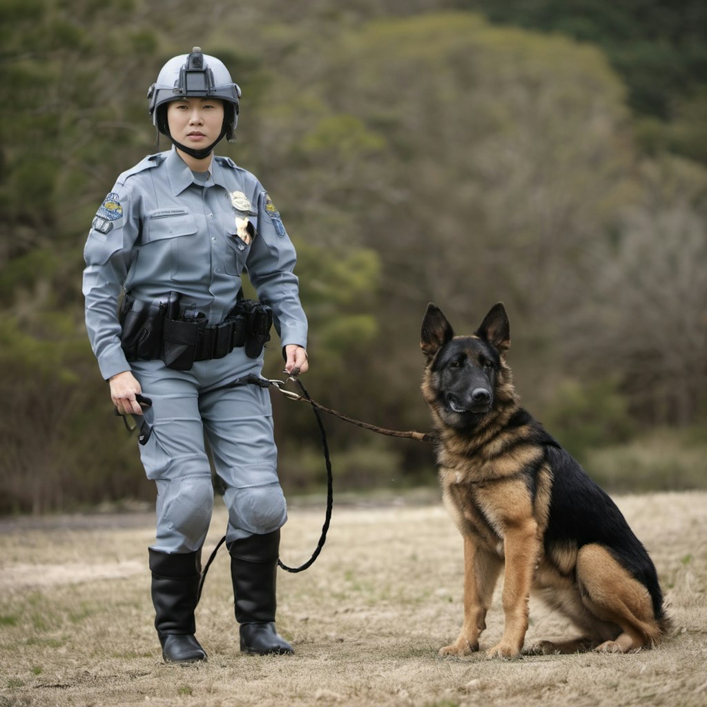 相棒は麻薬探知犬　My buddy is a drug detection dog