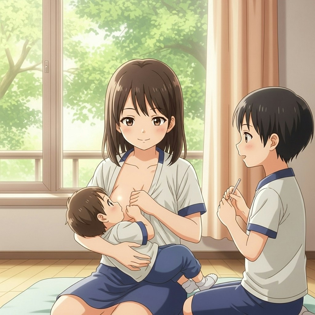 授乳いろいろ(imageFX)