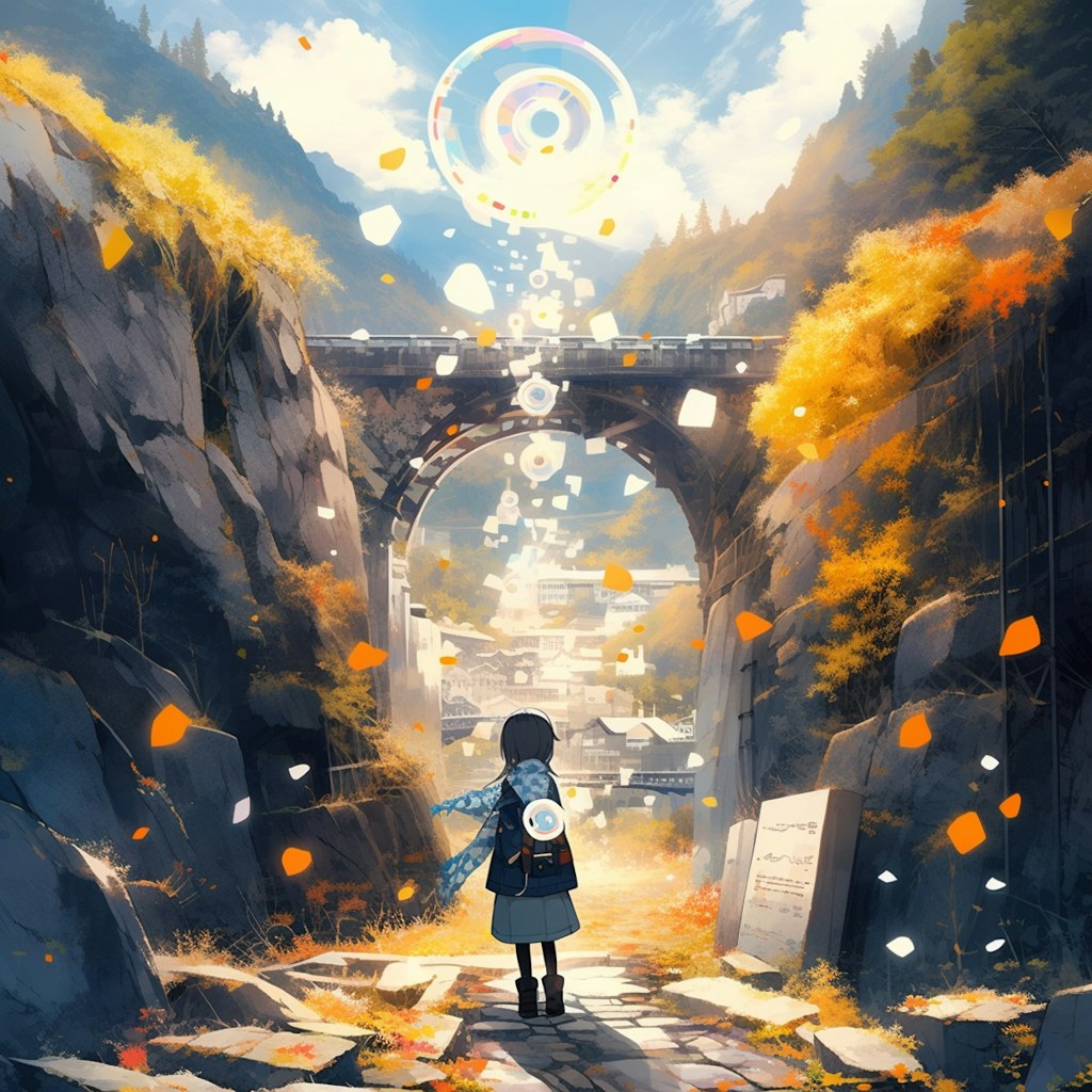 渓谷，Autumn in the Valley