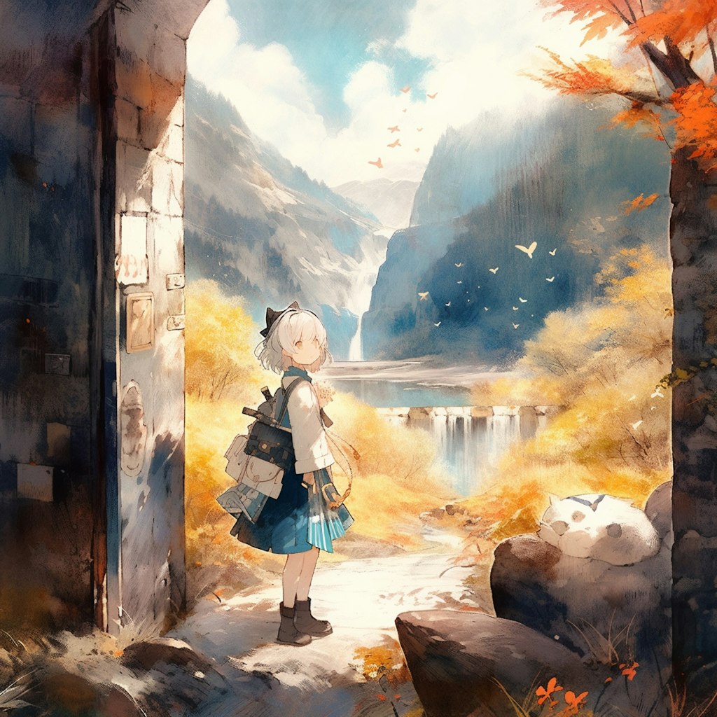 渓谷，Autumn in the Valley