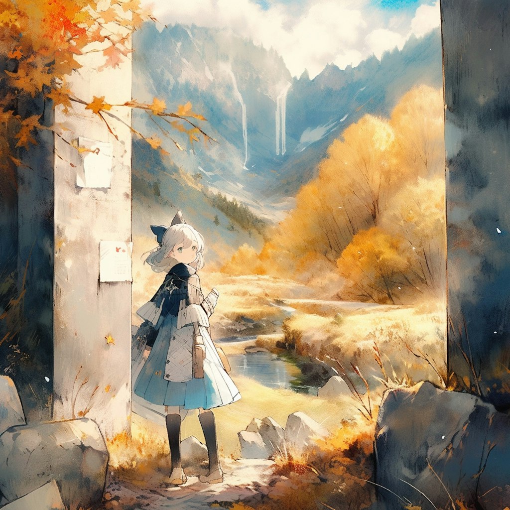 渓谷，Autumn in the Valley