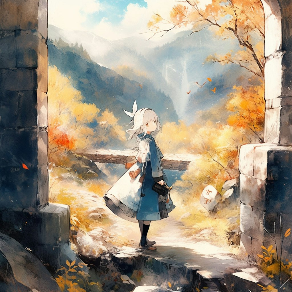 渓谷，Autumn in the Valley