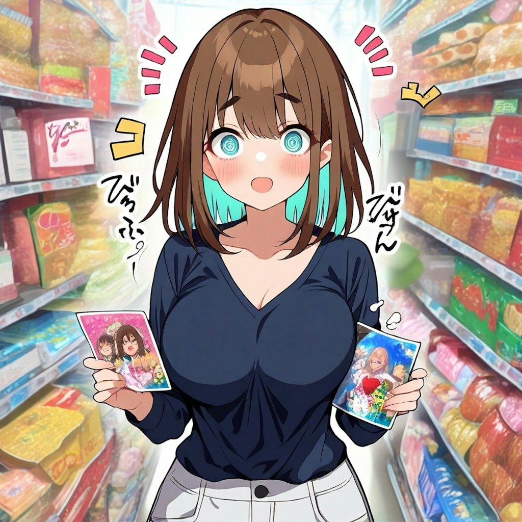 103 スーパーちちぷいの品揃えに大興奮の太眉