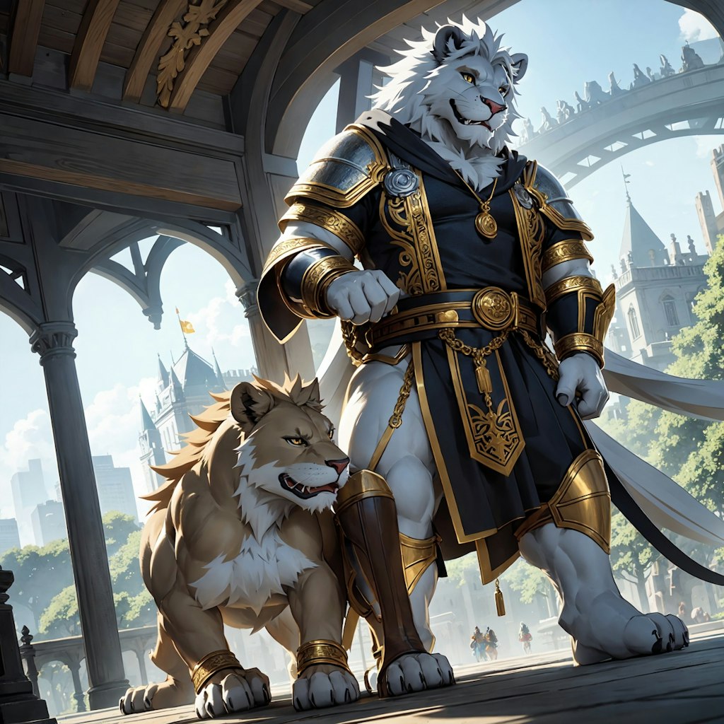 獅騎士 Lion knight