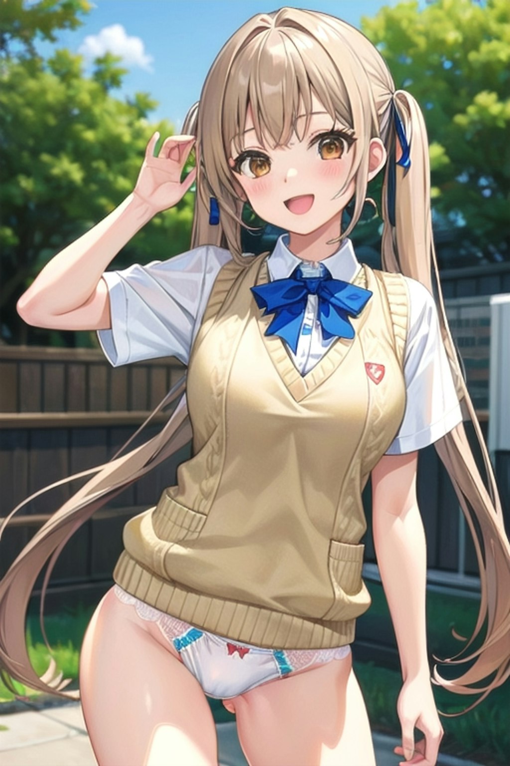 School twintails girl