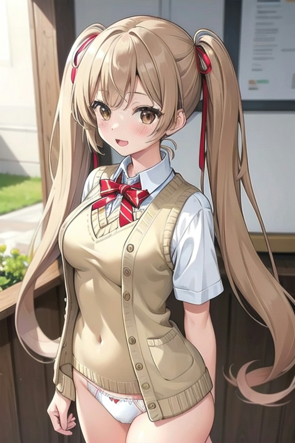 School twintails girl