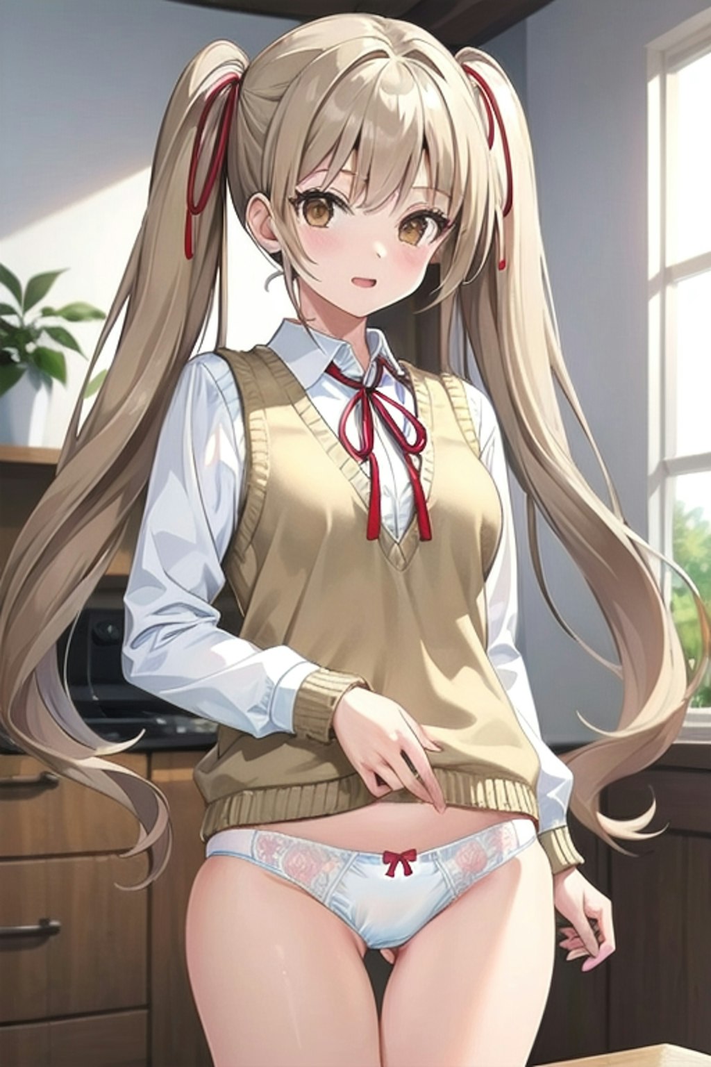 School twintails girl