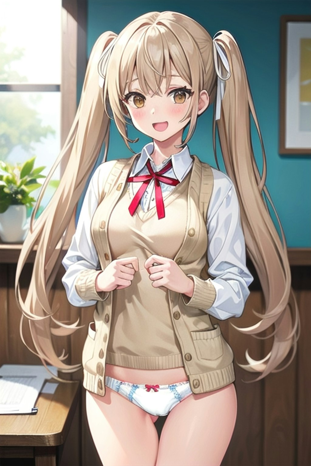 School twintails girl