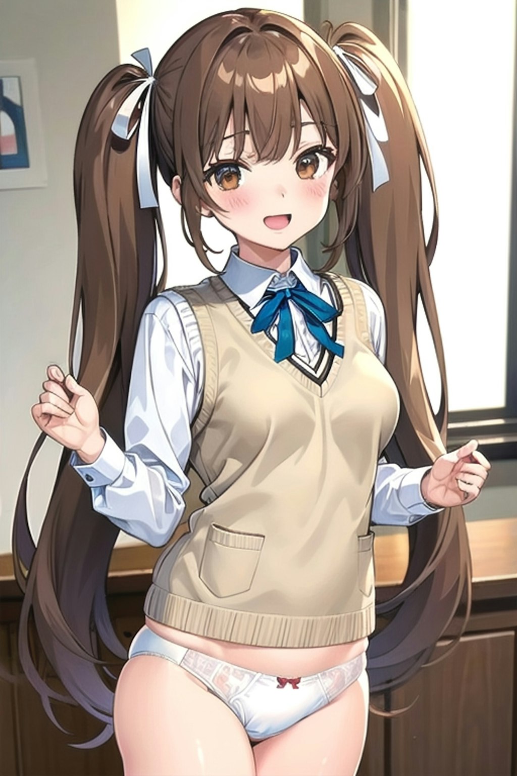 School twintails girl