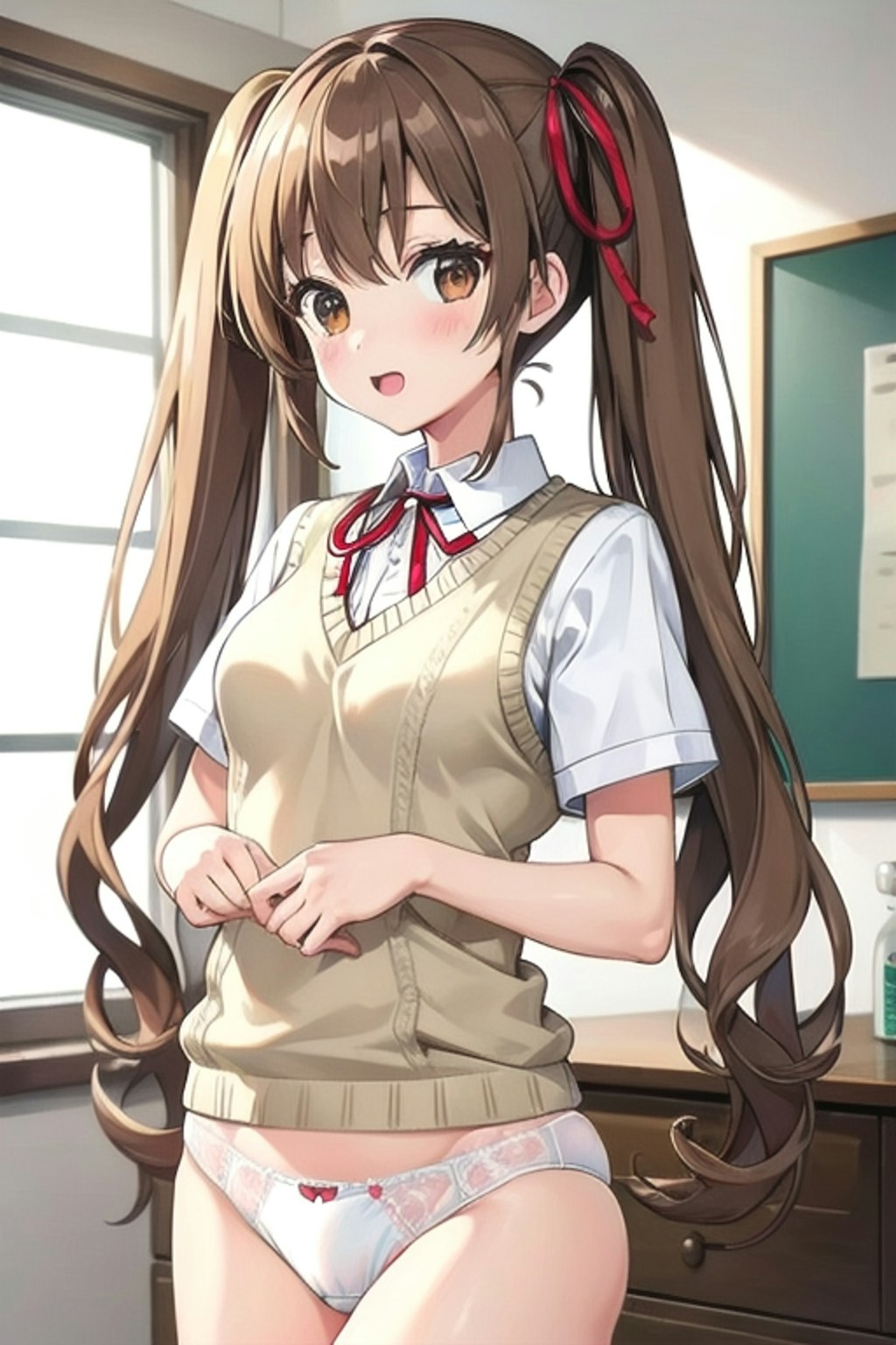 School twintails girl