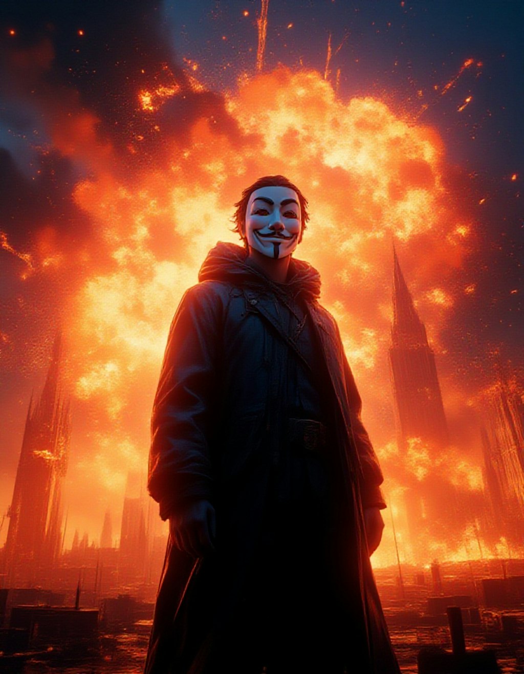 だばあの悲しみを怒りに変えるGuy Fawkes