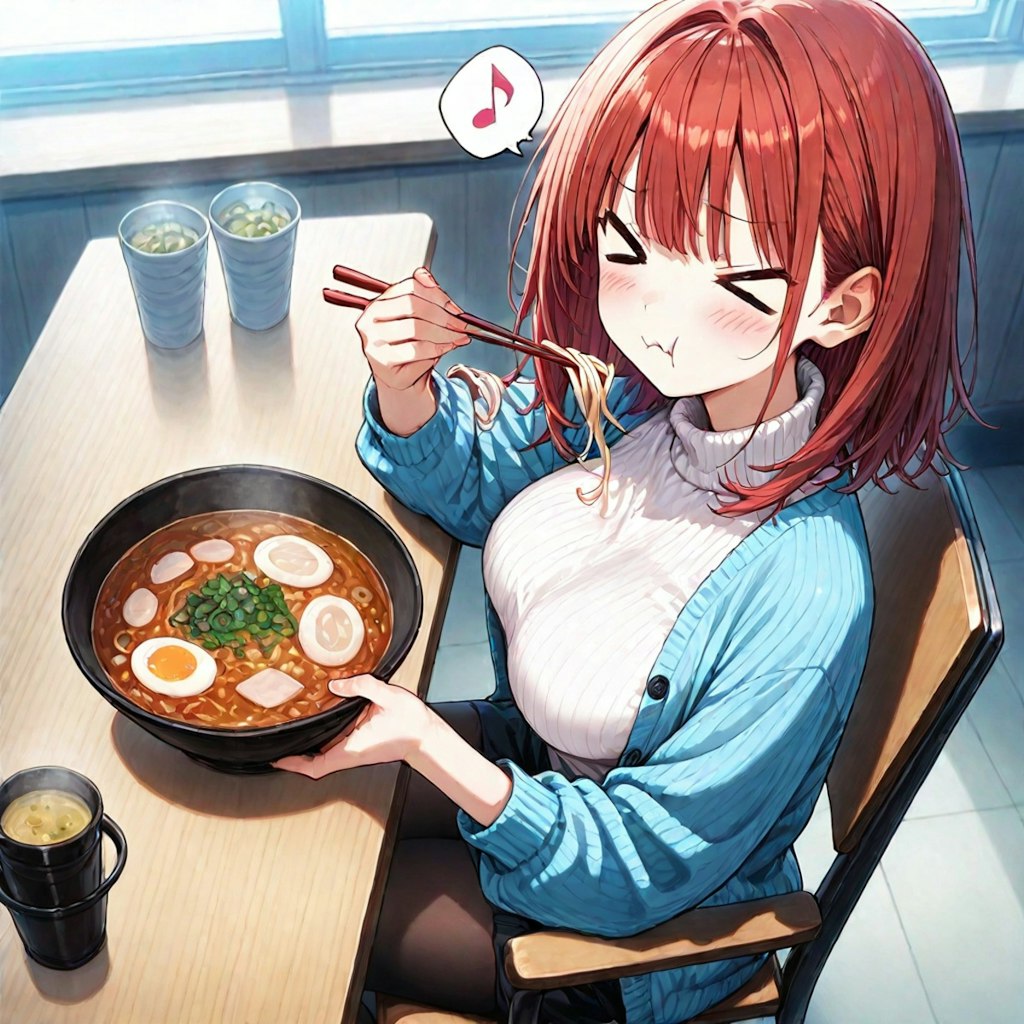 ラーメン美味しい（＞＜）