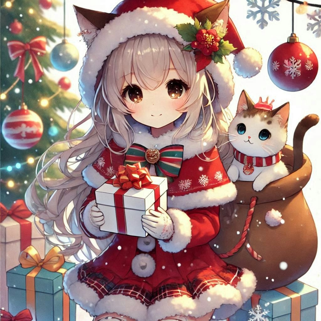 Merry Christmas　（猫娘）