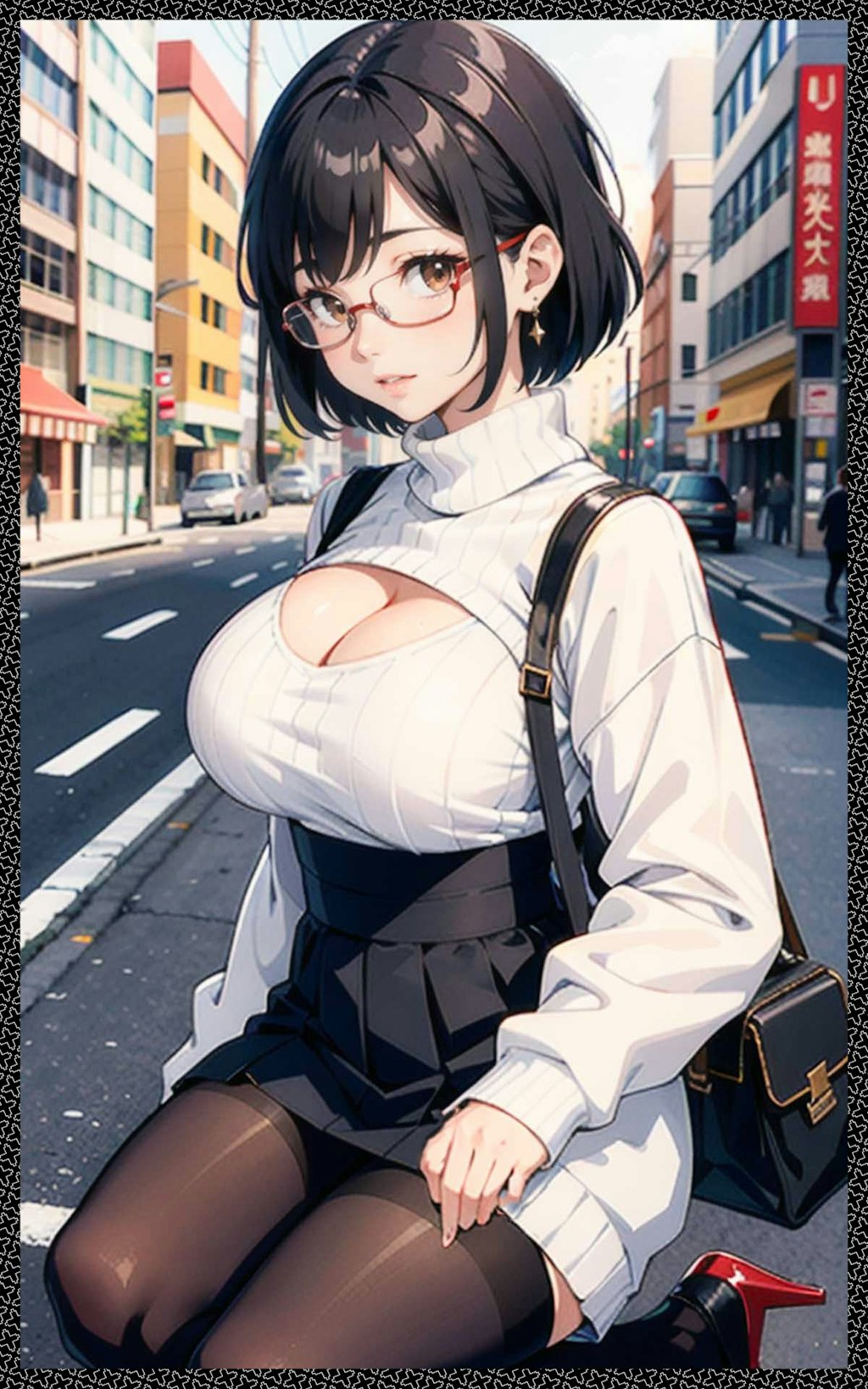 巨乳眼鏡　big breast glasses