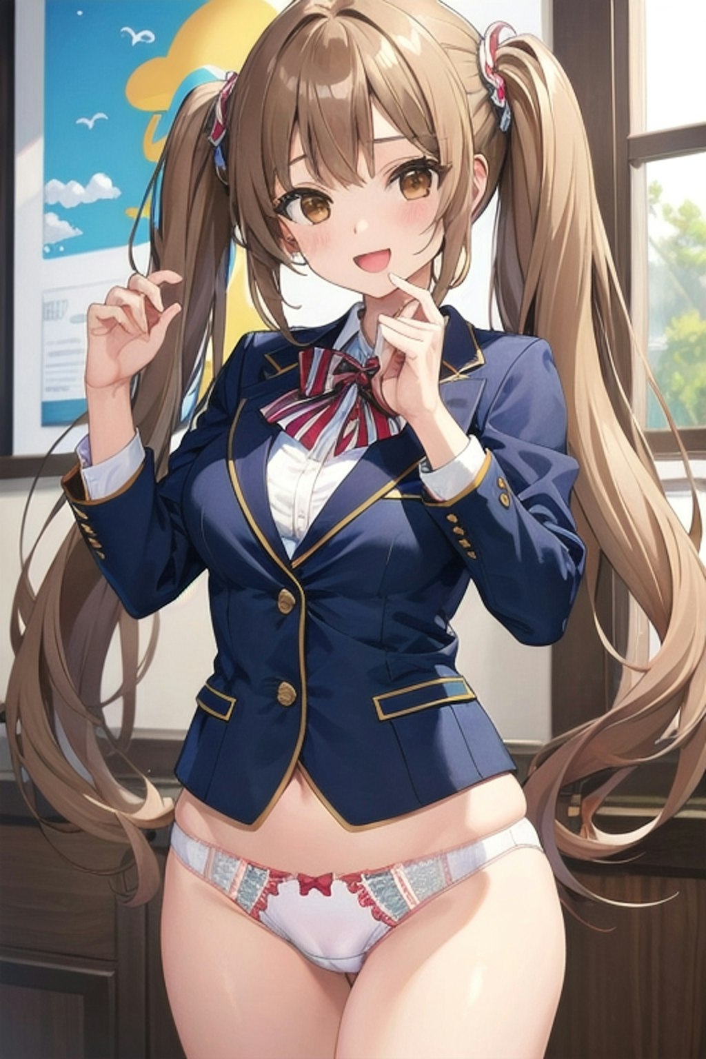 School twintails girl