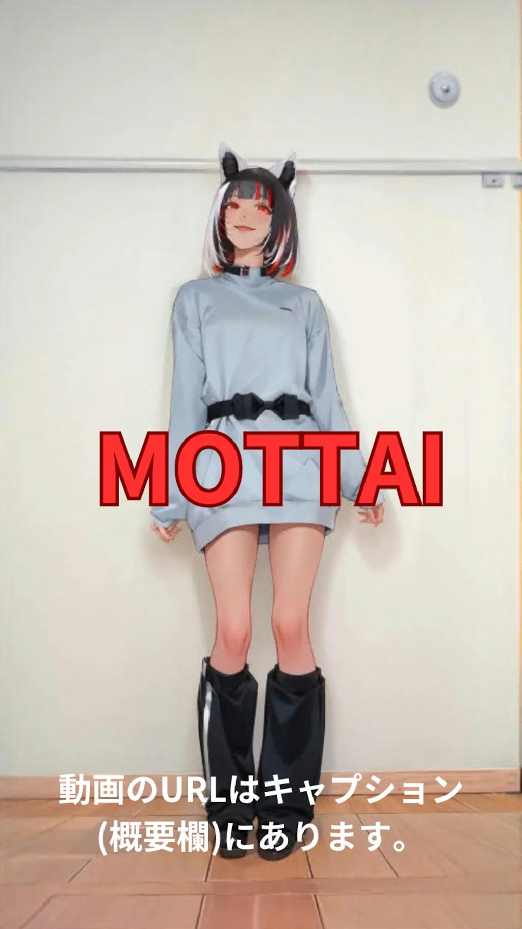 【動画】「MOTTAI」を踊ってみた【MISAKIN 様】【めんたるさん】