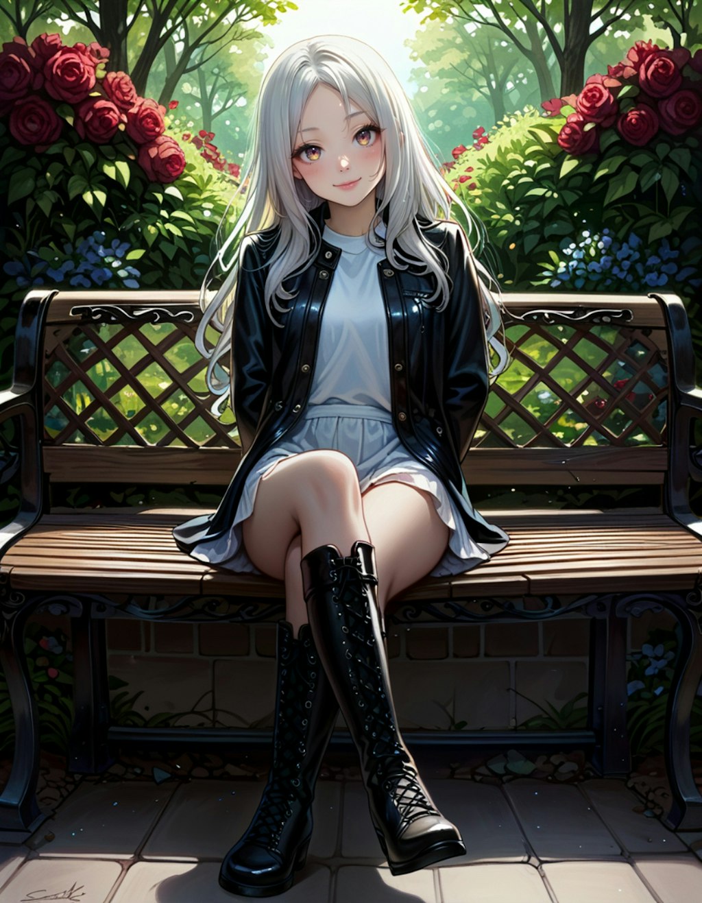 公園の女の子