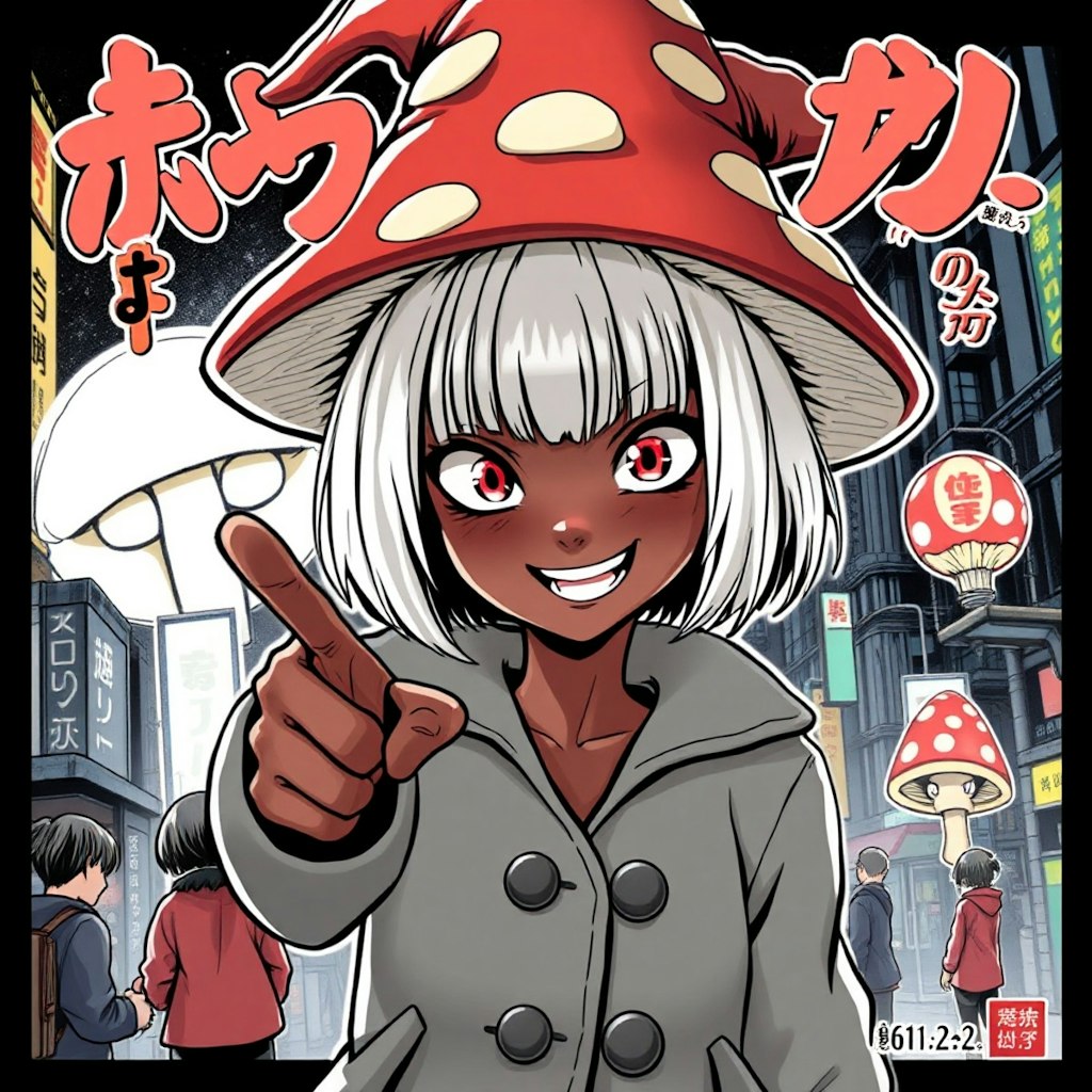 きのこの魔女の雑誌の表紙