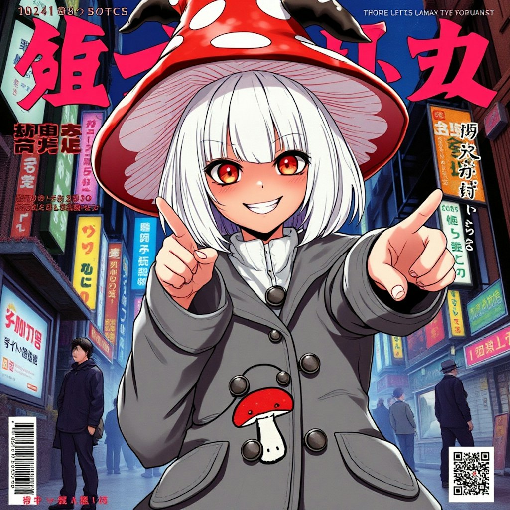 きのこの魔女の雑誌の表紙