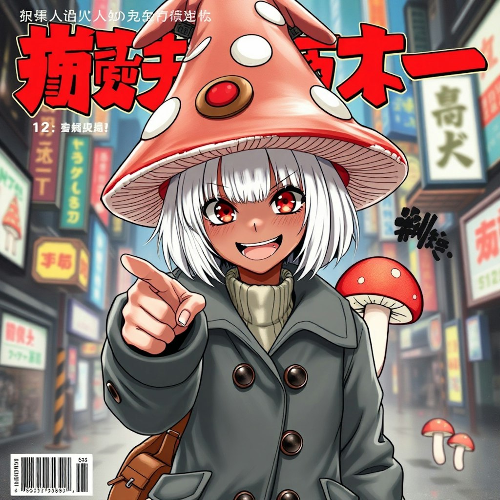 きのこの魔女の雑誌の表紙