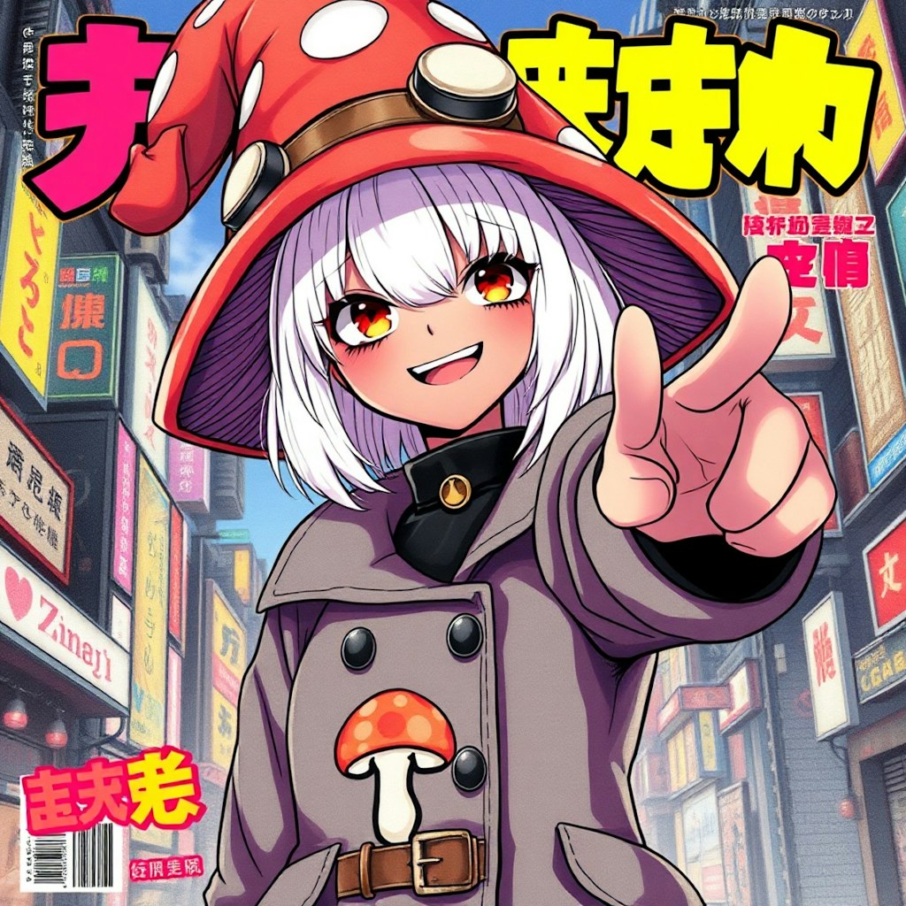 きのこの魔女の雑誌の表紙