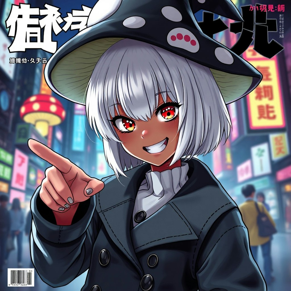 きのこの魔女の雑誌の表紙